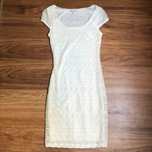 Charlotte Russe White lace mini dress